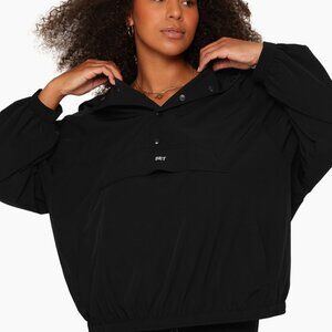 SET Active NYLON OVERSIZED SNAP JACKET - ONYX Size XS/SOnyx / XS/S